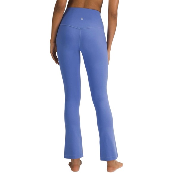 Lululemon Align High-Rise Mini-Flared Pants Size 10 FULL LENGTH Purple Blue - Picture 3 of 10